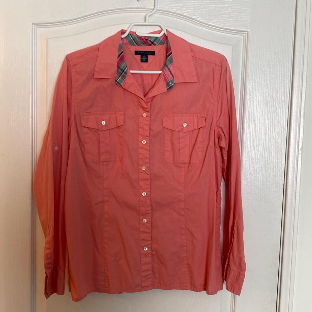 Tommy Hilfiger Pink Button Down top